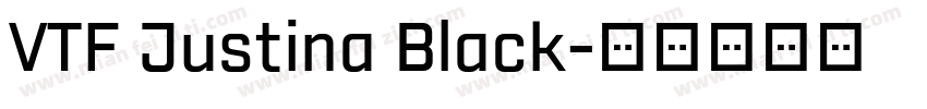 VTF Justina Black字体转换